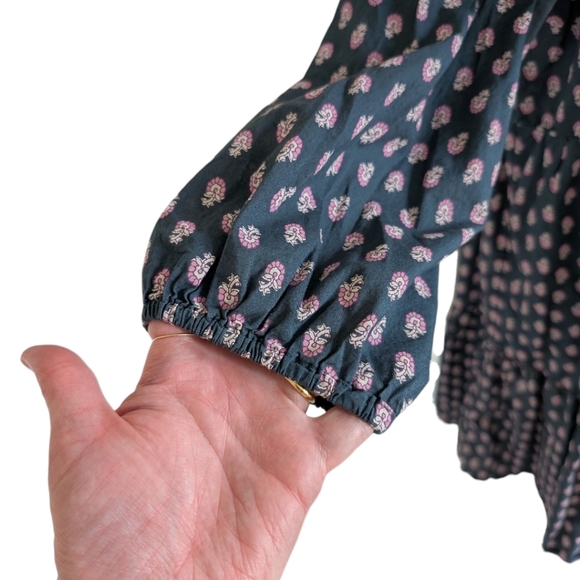 J. Crew Tiered Dress Women S Romantic 90s Babydoll Cottage Puff Sleeve Cotton - Picture 8 of 16